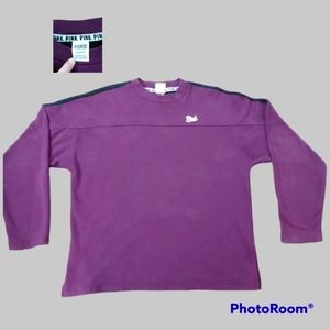 EUC Pink Victoria's Secret Burgundy Sweatshirt